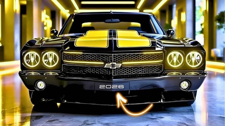 Chevrolet Chevelle SS 2026: The Legendary Muscle Car Returns with Hybrid Power and Retro Design